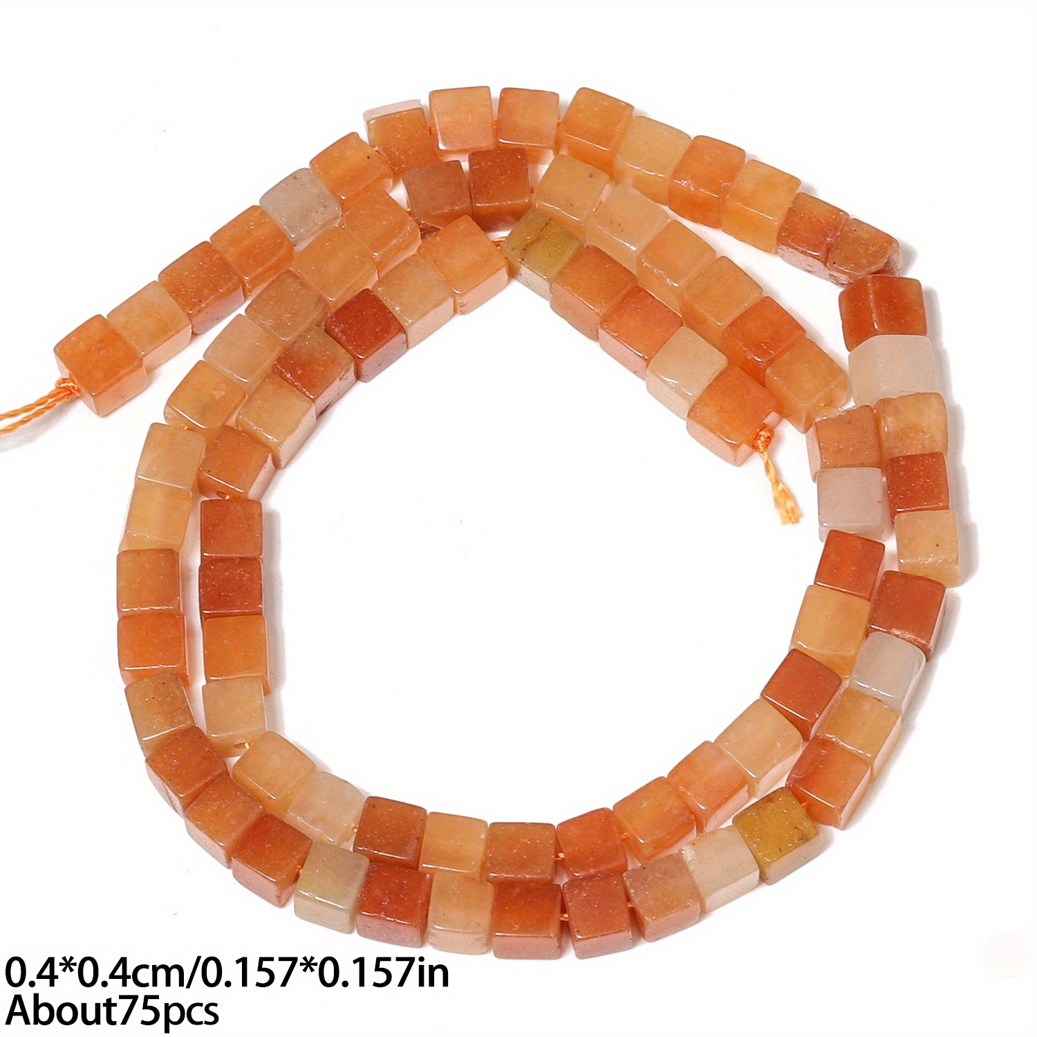 Natural Stone Cube Beads for DIY Jewelry Making